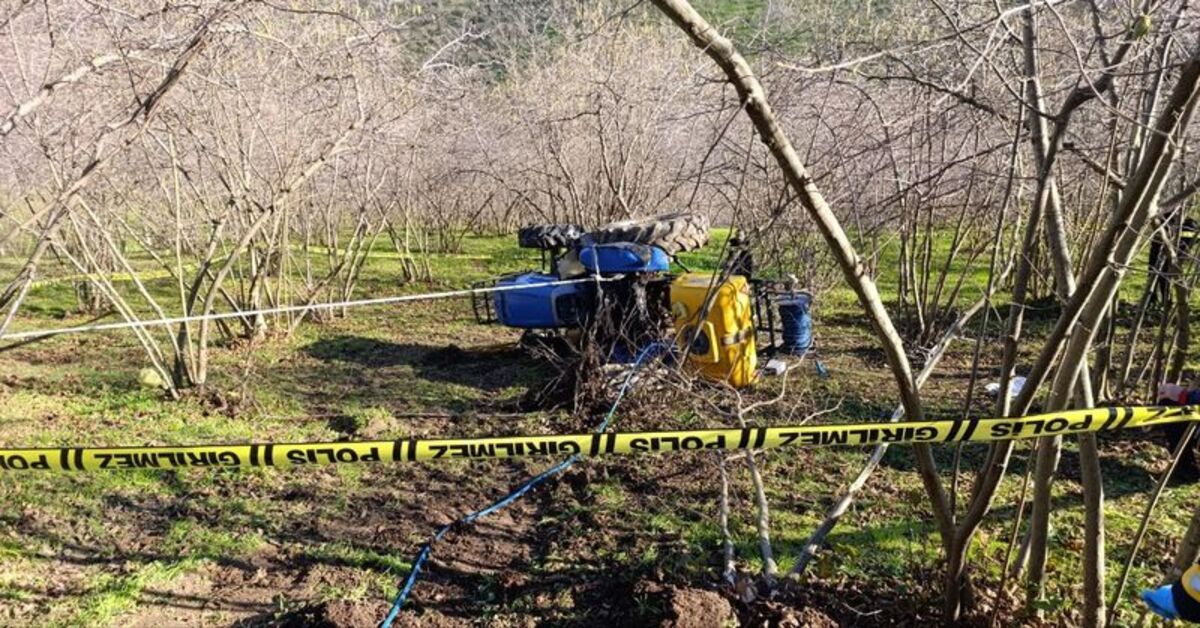 Sakarya’da devrilen traktörün sürücüsü öldü