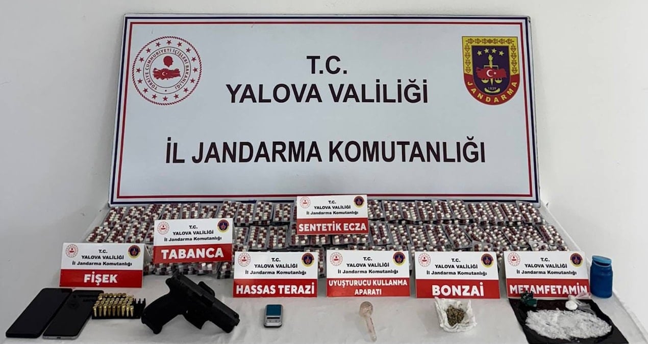 Yalova’da 1 zehir taciri tutuklandı